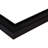 Wautoma Black Wood Matte Picture Frame-58815601