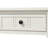 Daisy Series Console Table Traditional Design With Two Drawers And Bottom Shelf (Ivory White)-1714005599