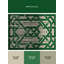 Tapis abstrait moderne et contemporain Balbo St Patties lavable à la machine - Reliure verte-943755949