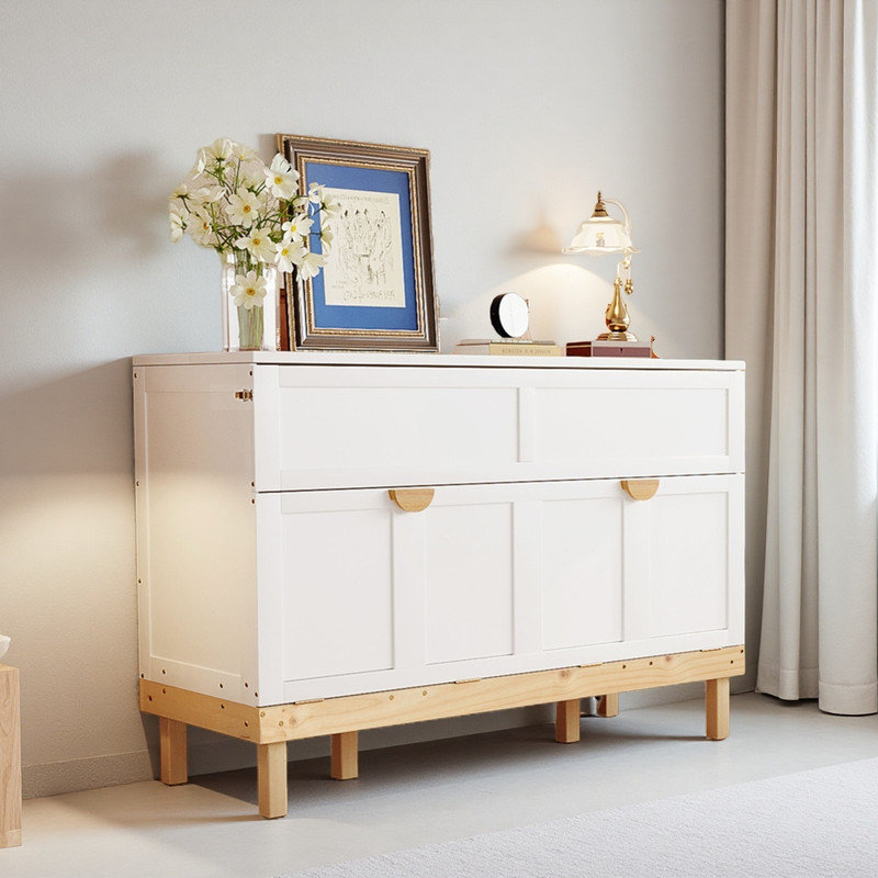 Grand lit escamotable, Blanc