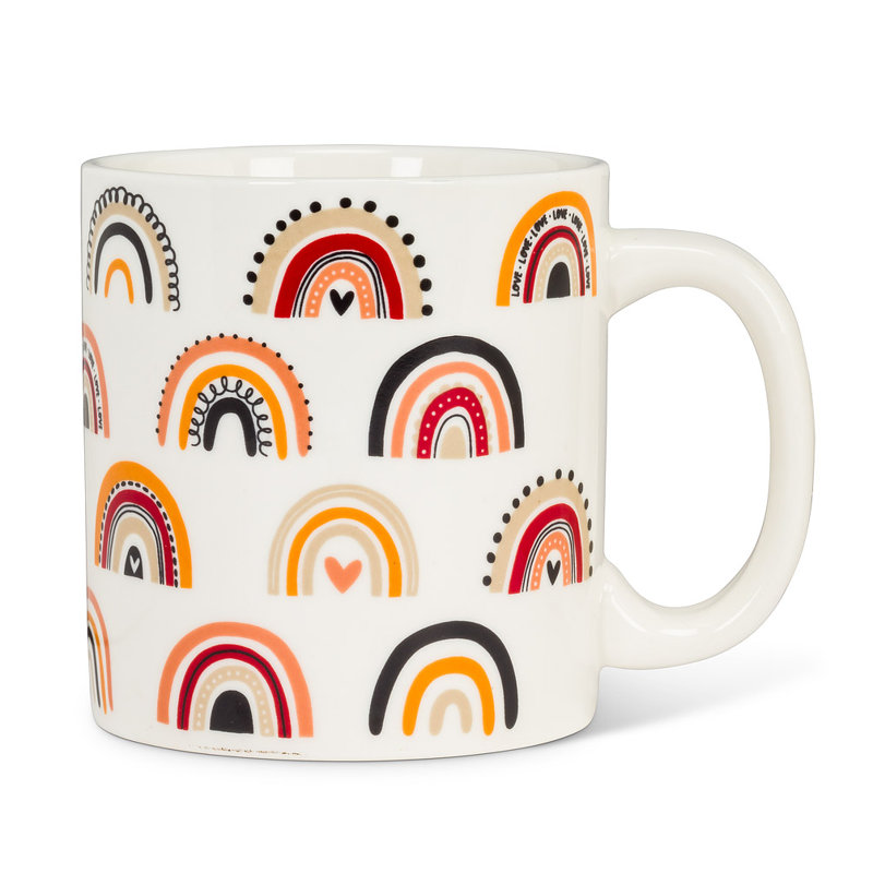Grande tasse Boho Rainbow