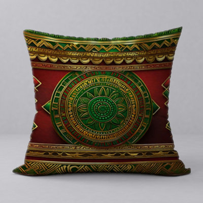 Abstract Reversible Throw Pillow