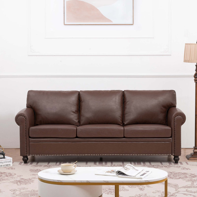 3 Seater Sofa, Brown