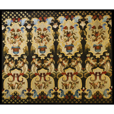 Tapis antique noué à l'aiguille anglaise