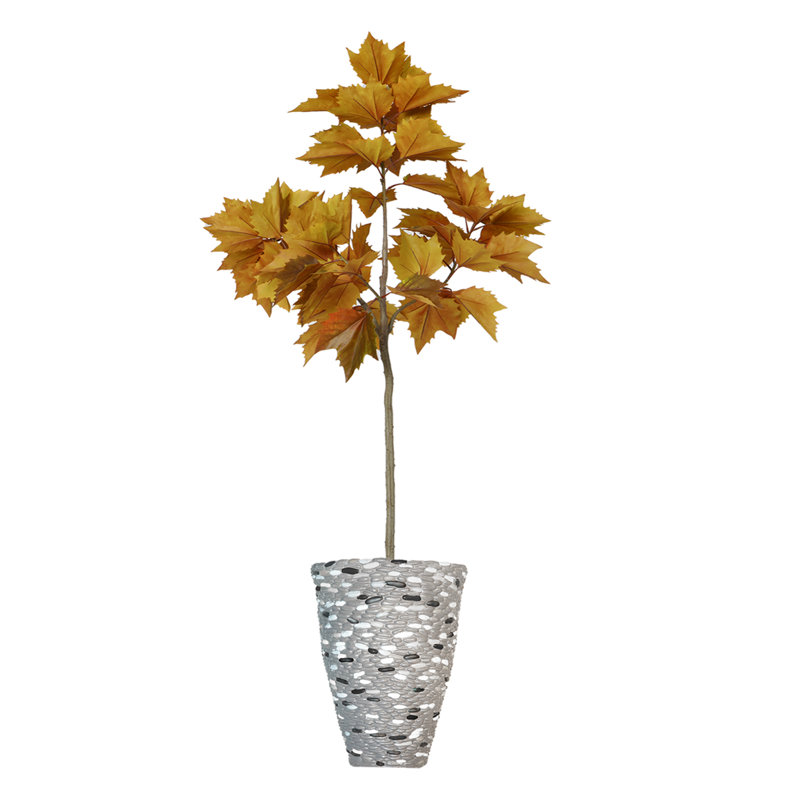 76'' Faux Maple Tree in Pot
