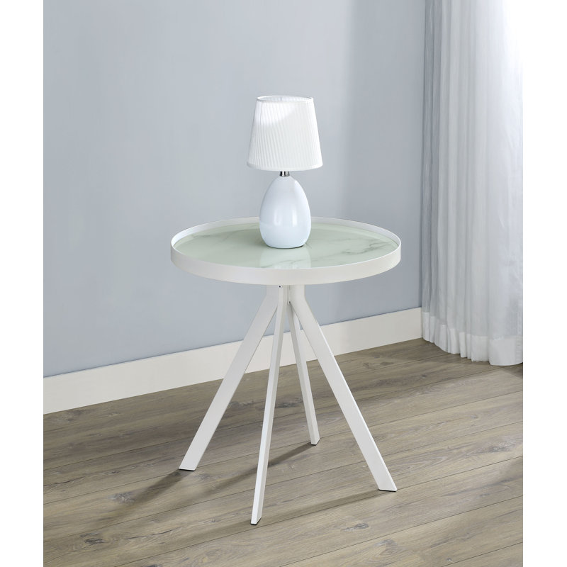 Ferguson End Table, White