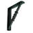 Shelf Bracket with Twisted Support