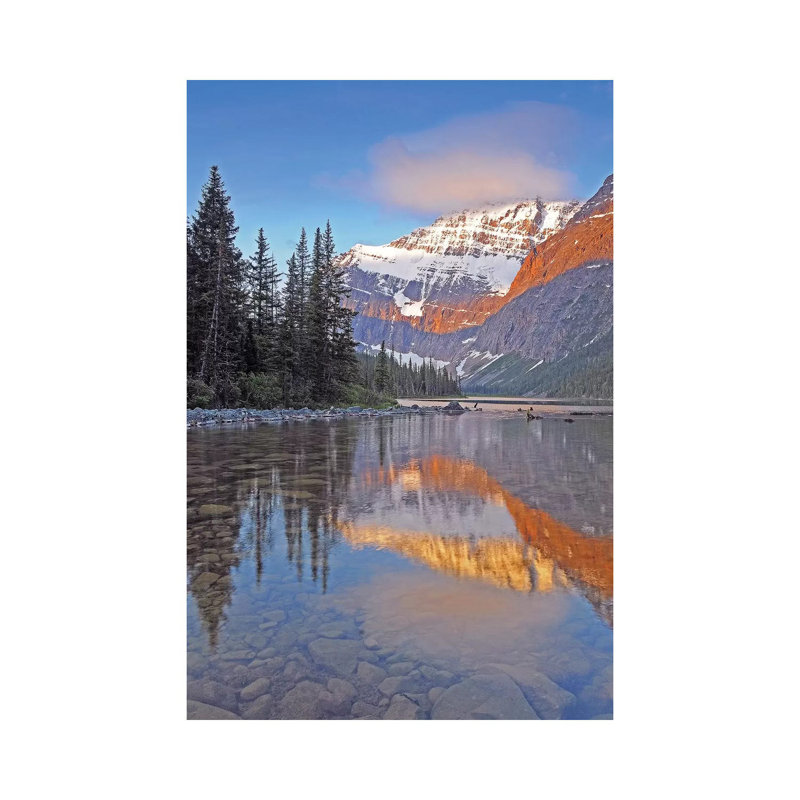 Cavell Lake by Brian Wolf - Wrapped Canvas Gallery-Wrapped Canvas Giclée, 30.48cm H x 20.32cm W