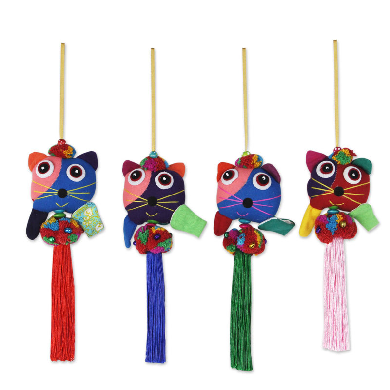 Ornement suspendu Happy Happy Cats and Bells