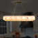 14-Light 54" Dimmable Abalaster Chandelier with Abalaster Accents (Bulbs Included)