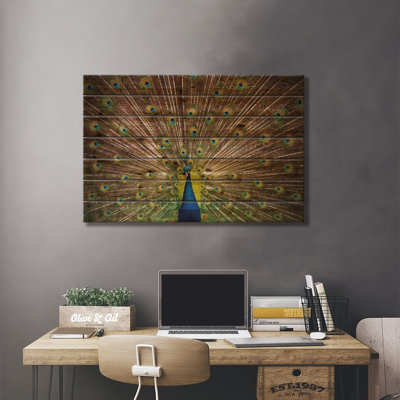 " Proud As Peacocks II " by Laura Marshall
