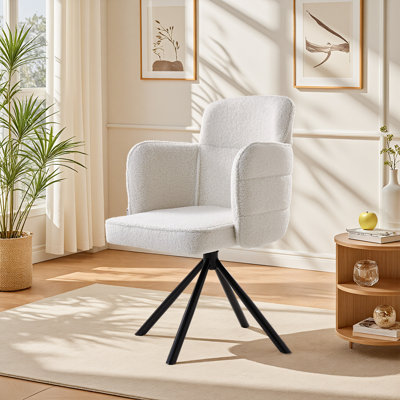 Upholstered Teddy Swivel Accent Chair