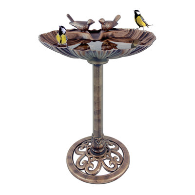 Plastic / Acrylic Single Tier Birdbath