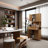 72-Foot-Tall, Wood-Coloured, Double-Door Bamboo High-Capacity Storage Cabinet For Main Living Spaces Such As Dining Rooms, Bedrooms, And Living Rooms