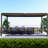 16 ft. W x 10 ft. D Outdoor Aluminum Pergola with Louvered Roof