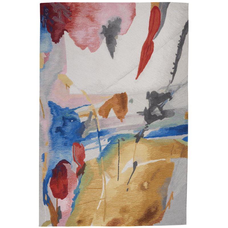 Symmetry Abstract Hand Woven Area Rug, Rectangle 160 x 236cm