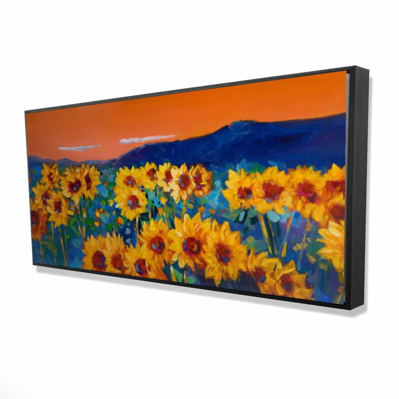 Sunflowers by dawn -Canvas for Home Decor