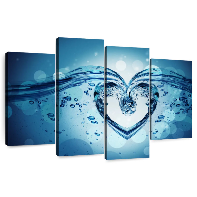 Hardie Water Splash Heart, 27" H x 43" W