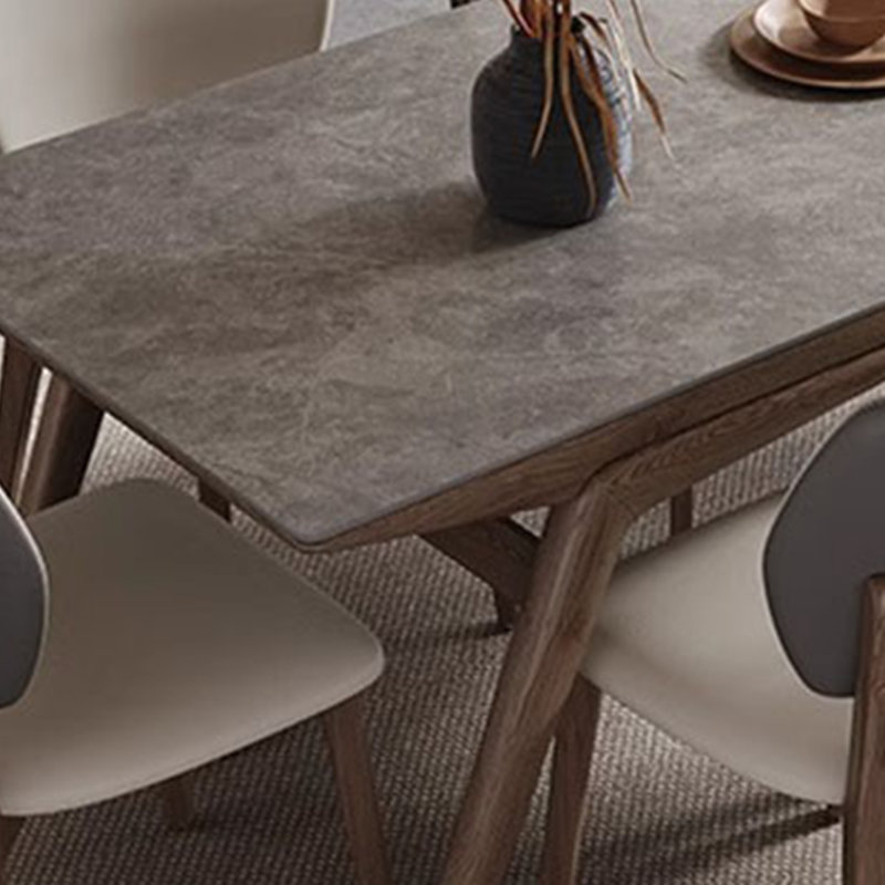Table de salle à manger haut de gamme luxueuse, H 29,52 po x L 62,99 po x l 31,49 po