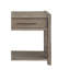 Table de canapé 54 po, aucun assemblage requis, finition chêne blanc