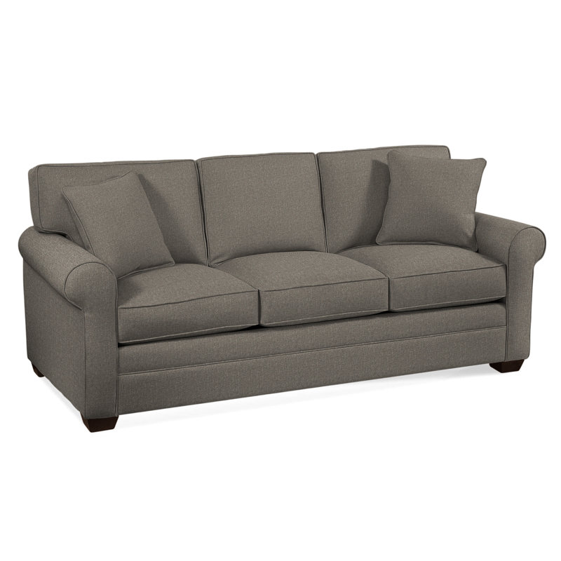 Bedford Sofa, Java, Gray Sugar Performance; 0863-84, Innerspring Mattress
