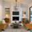 Modern 2-Tier Black Drum K9 Crystal Chandelier-1883591268