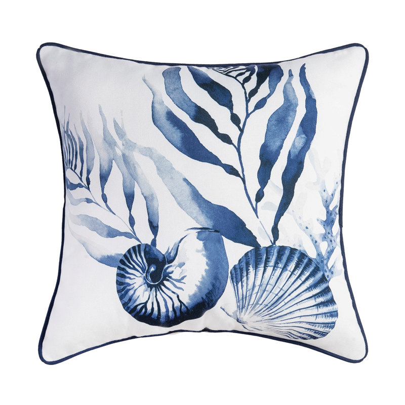 Midnight Lagoon Shells Pillow