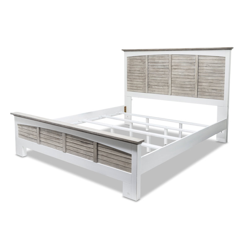 Ahriya - Bed - King - Dapple Grey and Blanc Finish, King