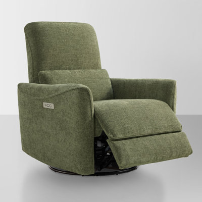 Mikkel Upholstered Swivel Power Recliner