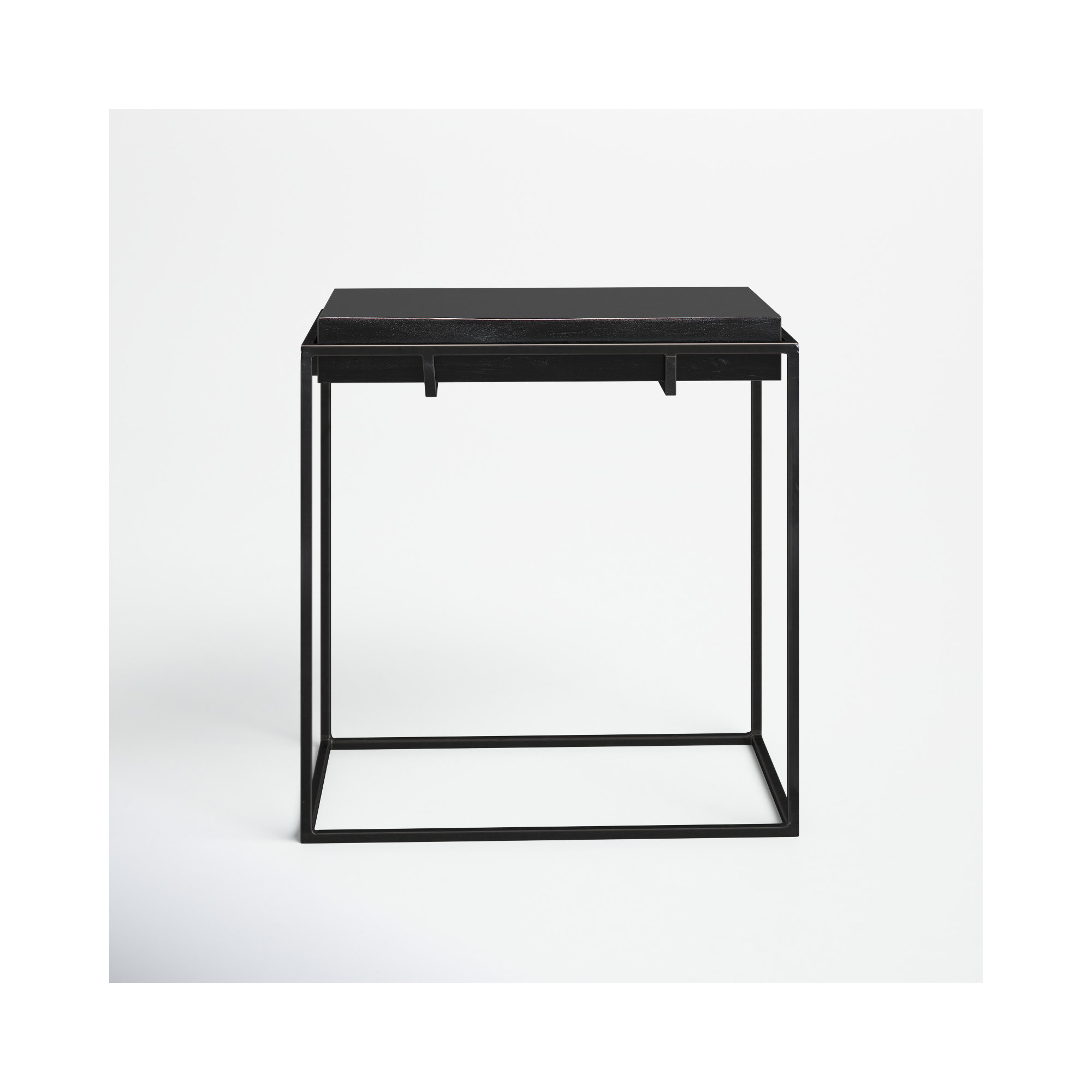 Leonida Rectangular Iron End Table 