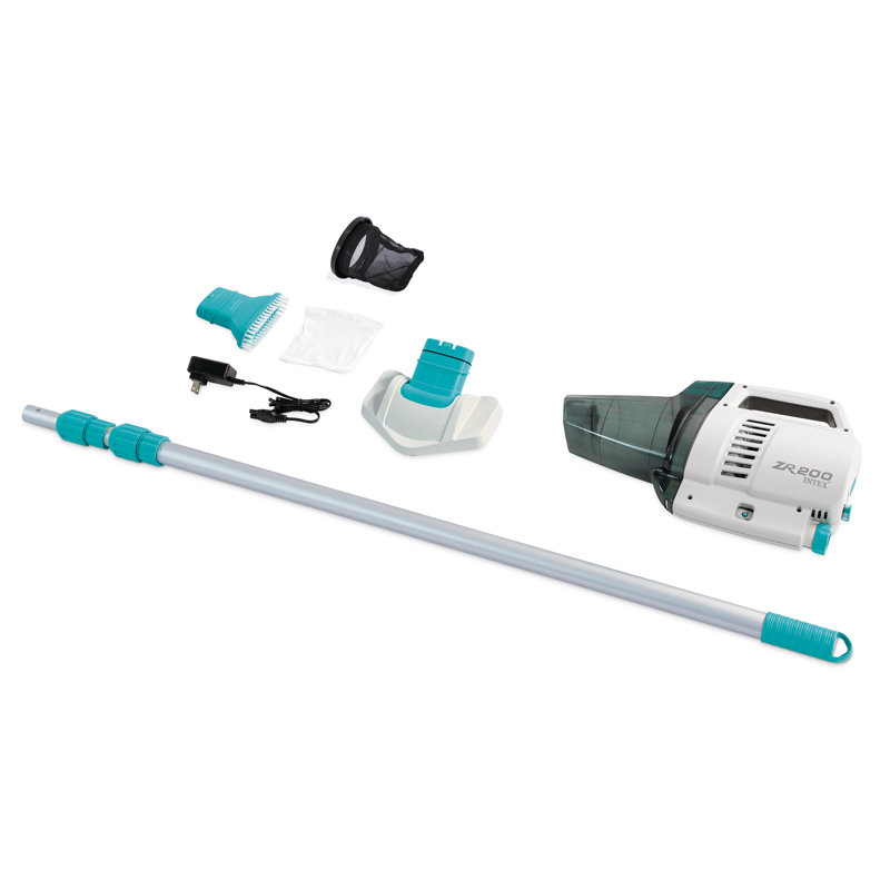 Aspirateur de piscine télescopique sans fil rechargeable Intex ZR200