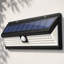 Applique murale d'extérieur à énergie solaire 12 "avec capteur de mouvement 6000K