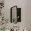 Armoire à pharmacie encastrée en métal avec miroir et miroir mural à tablettes réglables avec rangement pour salle de bain-1165793107-1165793110