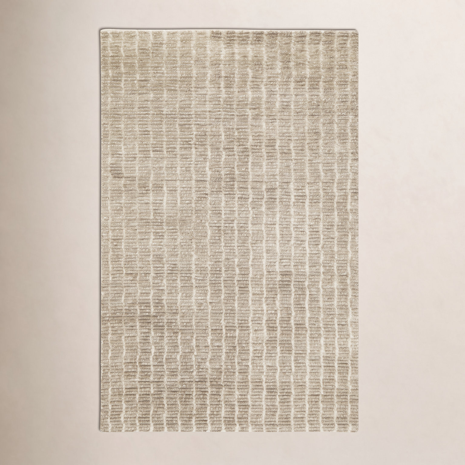 Debra Hand-Tufted Striped Wool Rug, Rectangle 7'9" x 9'9"