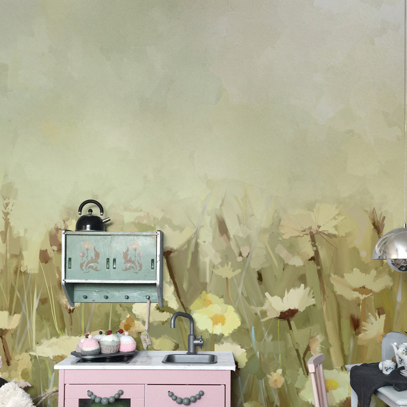 Cecylia 2.5m x 2.5m Matte Mural, 208 x 146cm