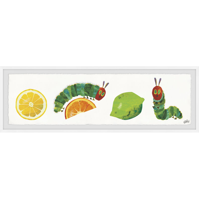 Katharine Citrus Chenille, reproduction encadrée, H 15 po x l 45 po x P 1,5 po