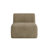 Berlare Upholstered Compression Khaki Corduroy Modular Singler Armless Accent Chair – Fully Compressed, No Assembly Required-1798554505