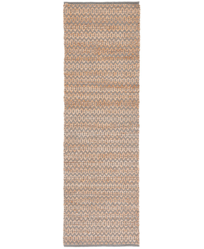 Tapis à motif géométrique en laine Cirencester, Tapis de couloir de 2 pi 6 po x 8 pi