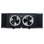 BLACK+DECKER 9 inch Dual Window Fan for Window Screen with 2 Speed Settings