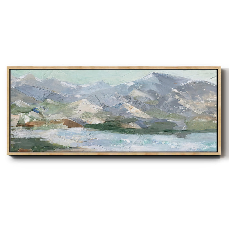 " Pastel Mountain View I ", Natural, 24" H x 60" W x 1.5" D