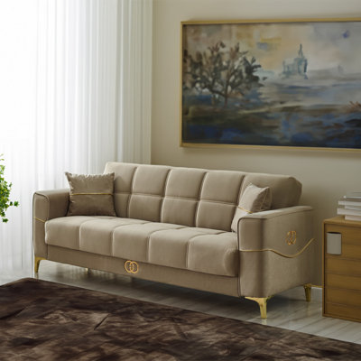 Alice Convertible Sofa with Storage by Brayden Studio