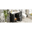 Black 36'' Bathroom Vanity With Ceramic Sink: Ample Space For Items, Stylish Design Structure, Functional