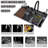 33x22 Waterfall Drop In Kitchen Sink, Luxury Piano-Key Buttons Smart Digital Display, 16 Guage 304 Stainless Steel Single Bowl With Faucet & Accessories, Multifunctional Workstation Sink, 33" X 22" X 10" Gunmetal Black-Circular Design-123154146-123154148