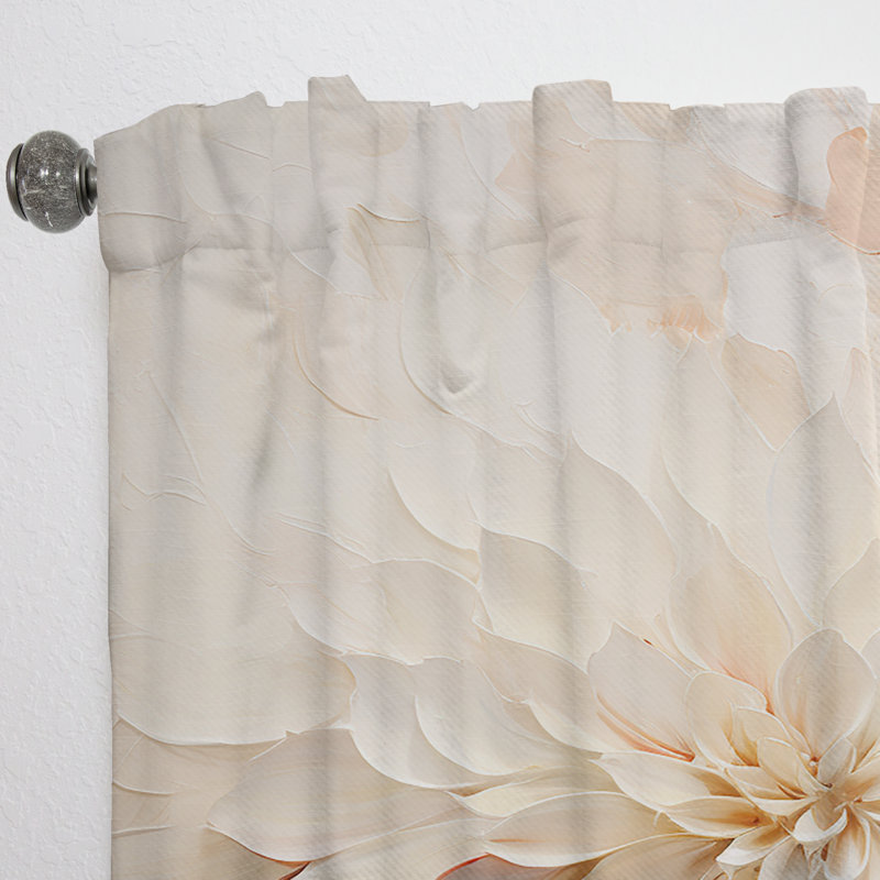 Gridley - Rideau Dahlia - Rideau floral obscurcissant - 1 panneau, L 52 po x L 95 po