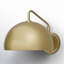 Meridian 1-Light Wall Sconce in Natural Brass-1266040131