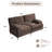 Modular Chenille Oversized Upholstered Sofa-1913762156