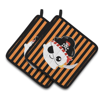 Caroline's Treasures Striped Polyester Potholder Set