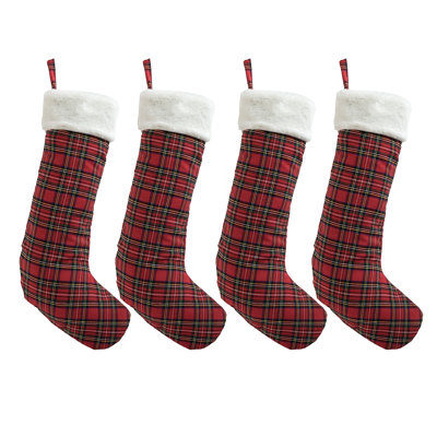 Plaid Christmas Stocking