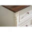 Commode 6 tiroirs style campagnard avec base en bois rustique, commode de rangement pour la chambre à coucher, le salon, belle et robuste