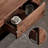 Black walnut rectangular drawer end table